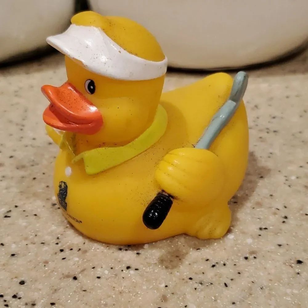 Pro Golfer Rubber Duck - Picture 2 of 5